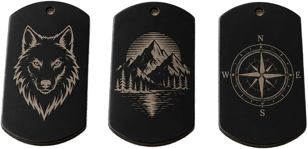 Placa Estilo Militar